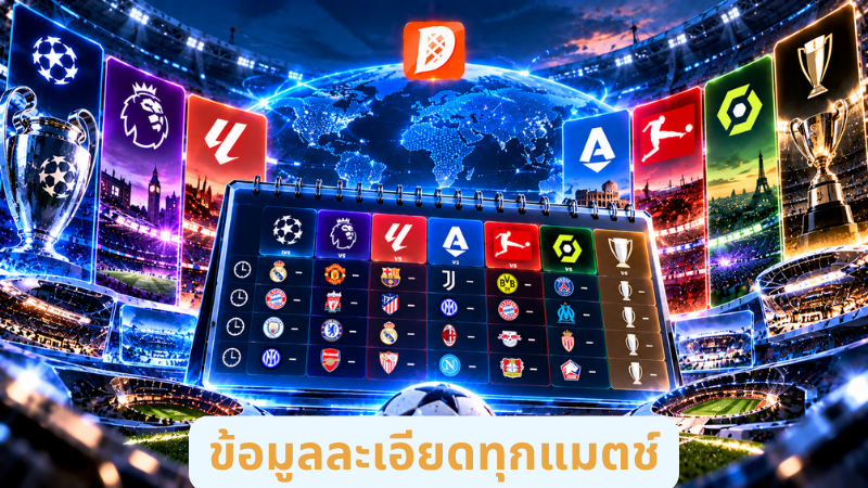 ข้อมูลละเอียดทุกแมตช์