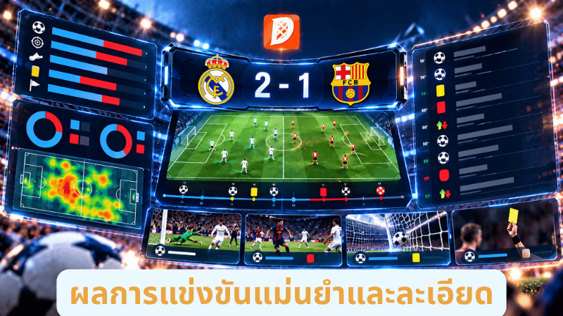 ผลการแข่งขันแม่นยำและละเอียด